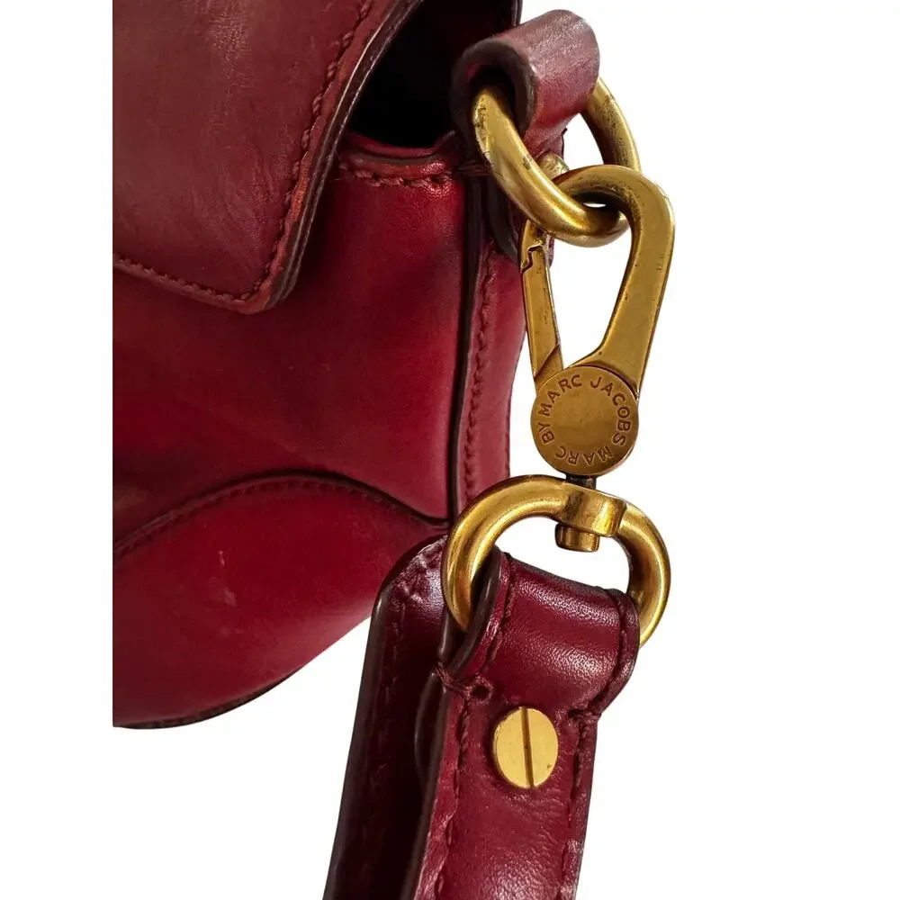 Marc Jacobs Francesca Red Leather 